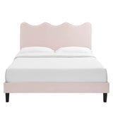 Current Performance Velvet Twin Platform Bed