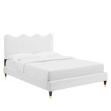 Current Performance Velvet Full Platform Bed