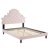 Gwyneth Tufted Performance Velvet Twin Platform Bed