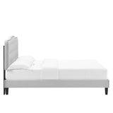 Amber Performance Velvet Twin Platform Bed