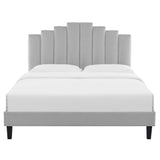 Elise Twin Performance Velvet Platform Bed