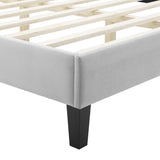 Sienna Performance Velvet Twin Platform Bed