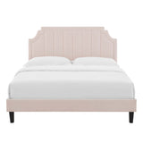 Sienna Performance Velvet Twin Platform Bed