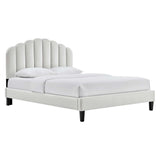 Daisy Performance Velvet Twin Platform Bed