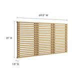 Render Wall Mount Queen Headboard