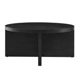 Silas Round Wood Coffee Table