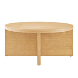 Silas Round Wood Coffee Table