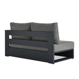 Tahoe Outdoor Patio Powder-Coated Aluminum Modular Right-Facing Loveseat