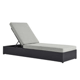 Tahoe Outdoor Patio Powder-Coated Aluminum Chaise Lounge Chair