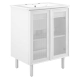 Calla 24" Perforated Metal Bathroom Vanity