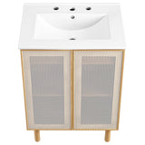 Calla 24" Perforated Metal Bathroom Vanity