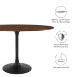 Lippa 48" Oval Wood Grain Dining Table