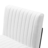 Indulge Channel Tufted Fabric Bar Stool