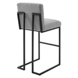 Indulge Channel Tufted Fabric Bar Stools