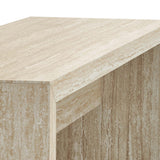 Mirella 53.5� Faux Travertine Bench