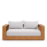 Tahoe Acacia Wood Outdoor Patio Acacia Wood Loveseat