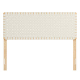 Sparta Weave Queen Vegan Leather Headboard