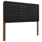 Sparta Weave Queen Vegan Leather Headboard