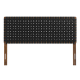 Sparta Weave Queen Vegan Leather Headboard