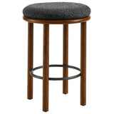 Fable Boucle Fabric Counter Stools - Set of 2