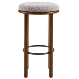 Fable Boucle Fabric Bar Stools - Set of 2