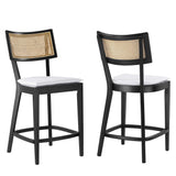 Caledonia Wood Counter Stools - Set of 2