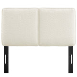 Lindee Boucle Fabric Twin Headboard