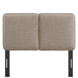 Lindee Boucle Fabric Twin Headboard