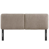 Lindee Boucle Fabric King Headboard