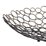 18.5 X 18.5 X 4.5 Bronze Decorative Metal Tray