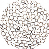 18.5 X 18.5 X 4.5 Bronze Decorative Metal Tray