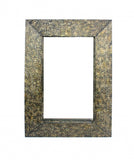 Bronze Rectangle Accent Metal Mirror