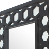 Black Square Accent Mirror