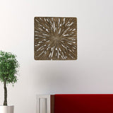 19" X 19" X 2" Sandstone, Fine Polished, Square With Circles - Wall Decor