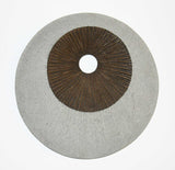 14" X 14" Gray Stone Wall Decor