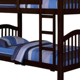 Dark Brown Twin Contemporary Bunk Bed