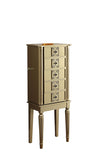 40" Gold 5 Mirrored Nightstand