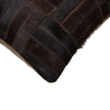 Chocolate Cowhide Pillow