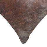 12" X 20" X 5" Brown Cowhide Pillow