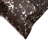 18" X 18" X 5" Gold And Chocolate Quattro Pillow 2 Pack