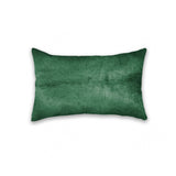 12" X 20" X 5" Verde Cowhide Pillow