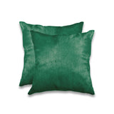 18" X 18" X 5" Verde Cowhide Pillow 2 Pack
