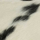 18" X 18" X 5" White And Brown Cowhide Pillow 2 Pack