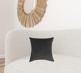 16"X16" Salt And Pepper Black And White Cowhide Pillow 2 Pack