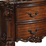 30" Chestnut Two Drawers Solid Wood Nightstand