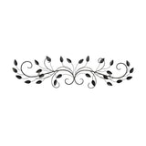 Patina Scroll Metal Leaf Wall Decor