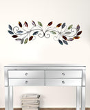 Multi Leaf Metal Scroll Wall Decor