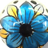 1.5" X 1.5" X 1.5" Blue Black And Yellow Knobs 8 Pack