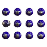 1.5" X 1.5" X 1.5" Navy And Copper Knobs 12 Pack