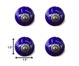 1.5" X 1.5" X 1.5" Navy And Copper Knobs 12 Pack